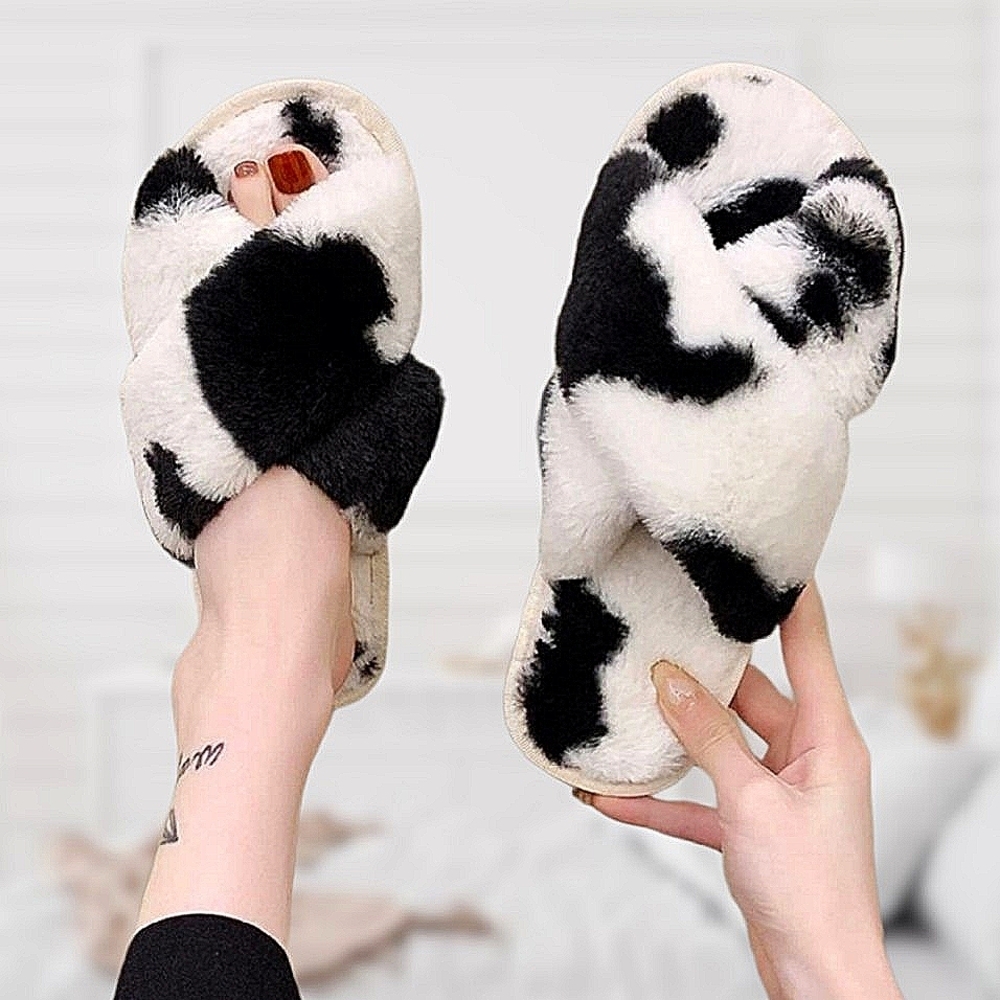 Faux Fur Fluffy Slipper's